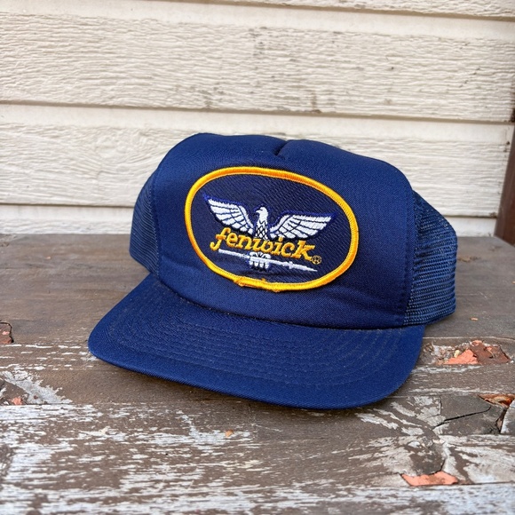 vintage FENWICK big patch trucker hat snapback mesh - Picture 1 of 5